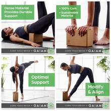 - Ladrillo de Corcho para Yoga - Bloquear - Ver 1