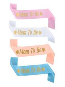 1 قطعة شريط كتف هدية لأم جديدة، شريط للأم المرتقبة، إكسسوار حفل استقبال المولود الجديد، ديكور حفلة الاستحمام