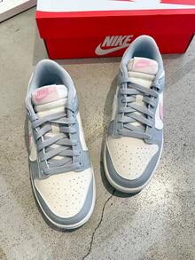 Nike Women's DUNK LOW NEXT NATURE Sports Casual Shoes - White/Gray - View 7