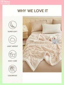 1 Stück weiches & flauschiges Fleece-Decke mit Reißverschluss, minimalistisch & modisch für Zuhause, geeignet für Schlafzimmer, Studentenwohnheim, Sofa, Büro-Nickerchen, perfekt als Valentinstags-Geschenk. Waschbar, ohne Füllung.