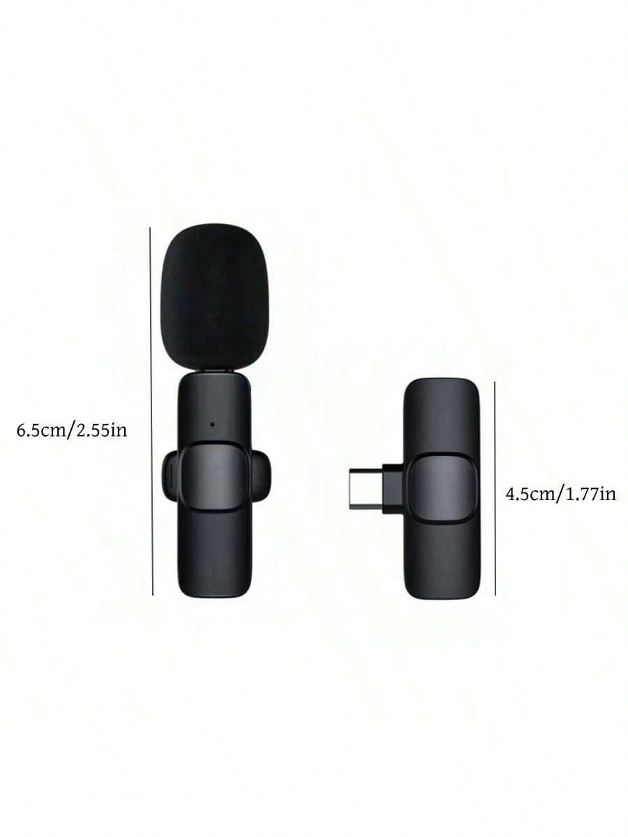 ميكروفون لاسلكي قابل للتثبيت، متوافق مع هواتف iOS/...