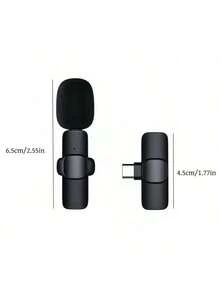 Wireless Clip-On Microphone, Compatible With IOS/Android Smartphones, Professional Recording Microphone With Smart Noise Cancellation, Perfect For Video Recording, Game Streaming, Interviews, Vlogging, Etc. (Includes Windscreen) - K9 Wireless Microphone - View 10