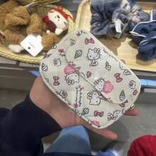 Hello Kitty Cartoon Wallet Sanrio Anime Purse Card Holder Coin Pouch CCD Storage Bag Sanitary Napkin Organizer Makeup Case Gifts For Women Money Wallet Mini Wallet Purse Wallet Travel Wallet Coin Wallet - Multicolor - View 7