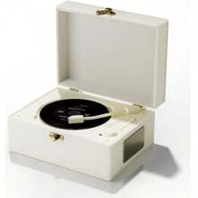 Reproductor De Cd Recargable Con Altavoces - Blanco - Ver 1