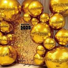 Oversized 4D Foil Balloons, Large Wedding Balloons, Outdoor Decorative Balloons, Multiple Colors, Suitable For Wedding Venue Decoration, Birthday Decoration, Indoor And Outdoor Arrangement, House Decoration, Valentine's Day Decoration, Proposal Background Decoration, Photography Props, Giant Balloons - Multicolor - View 8