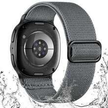 Fine Woven Stretchy Braided Bands Compatible With Samsung Galaxy Watch 8 Band 40mm 44mm/Galaxy Watch 8 Classic 46mm, Adjustable Elastic Nylon Wristband Sport Strap For Galaxy Watch 8 2025 Women Men, Gifts For Friends And Family