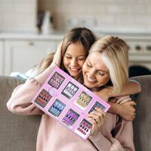 Townley Girl 96 piezas GlitterGlamup and Metallic PressOn Nails Set para niños con prepegamento Kit de puntas de uñas accas de cortura completa ideal para alos - Rosa - Ver 5