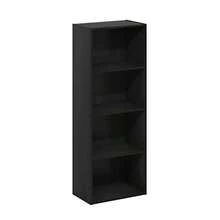 Luder 4Tier Open Shelf Bookcase Blackwood