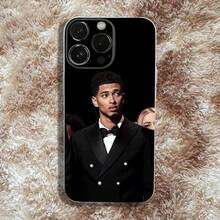 Football J-Jude B-Bellinghams Phone Case Compatible With  17,16,15,14,13,12,11 Pro,Max,Plus,X,XS,XR,SE4,E Mini Transparent Soft Cover, Cover Compatible With  17 Pro Max Case,  17 Pro Case,  17 Case,  16 Pro Max Case - Z1 - Xem 12