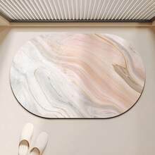 1/3 buc Covoraș Absorbant Antiderapant pentru Baie, Covoraș cu Gel de Silice, Baie cu Model Retro, Covoraș de Toaletă în Formă de U, Covoraș Absorbant pentru Chiuvetă, Covoraș de Bucătărie cu Grosime de 2,5 mm Decor de Crăciun