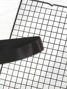 情人节男士性感舒适镂空蝴蝶结玫瑰字母印花丁字裤 - 黑色 - 查看 3