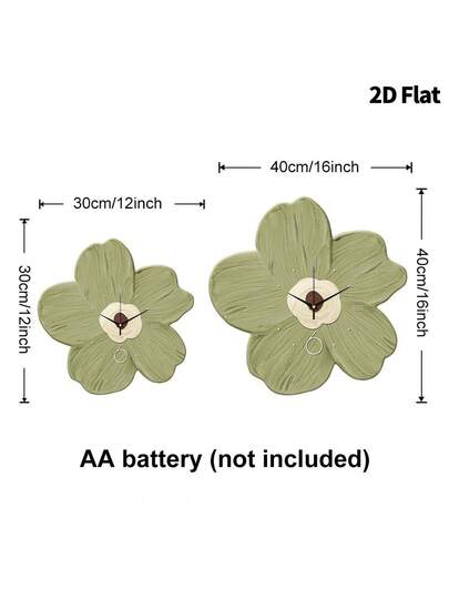 2D Flat 1pc Moderne Creative Home Healing Flowers Wand Clock, Ultra Quiet Quartz Movement, No Ticking Sound, ation Painting Klok Living Room, Bedroom Office, able Watch, Unique Personalized, Clear Reading Time, In Bedroom, Studio, Ho Study, Kitchen Cafe, Perfect Family Friends Room view 6