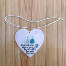 1 Peça Decoração de Amizade em Forma de Coração de Vidro do Mar 2025 - Presente de Aniversário, Presente de Natal, Presente Perfeito, Colecionável, Colecionador de Hobby, Brinquedos de Costura, Brinquedos de Viagem, Brinquedos Fidget de Sala de Aula, Mini Coisas, Brinquedos de Banho, Papelaria de Natal, Bola Anti-Estresse