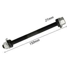 1 pieza 150/180mm Eje de rueda delantera y trasera de bicicleta MTB, eje de metal sólido, palanca de cambio, accesorios de repuesto para ciclismo - Eje trasero - Ver 3