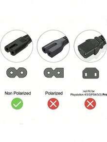Recorder Cable Biphase Current Charger Laptop Cable 8 - Black - View 4