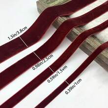 Panglică flocată, Panglică colorată, Panglică flocată, Fundă lucrată manual DIY, Panglică decorativă pentru ambalaje de cadouri pentru buchete, Panglică din material pentru funde pentru accesorii de păr