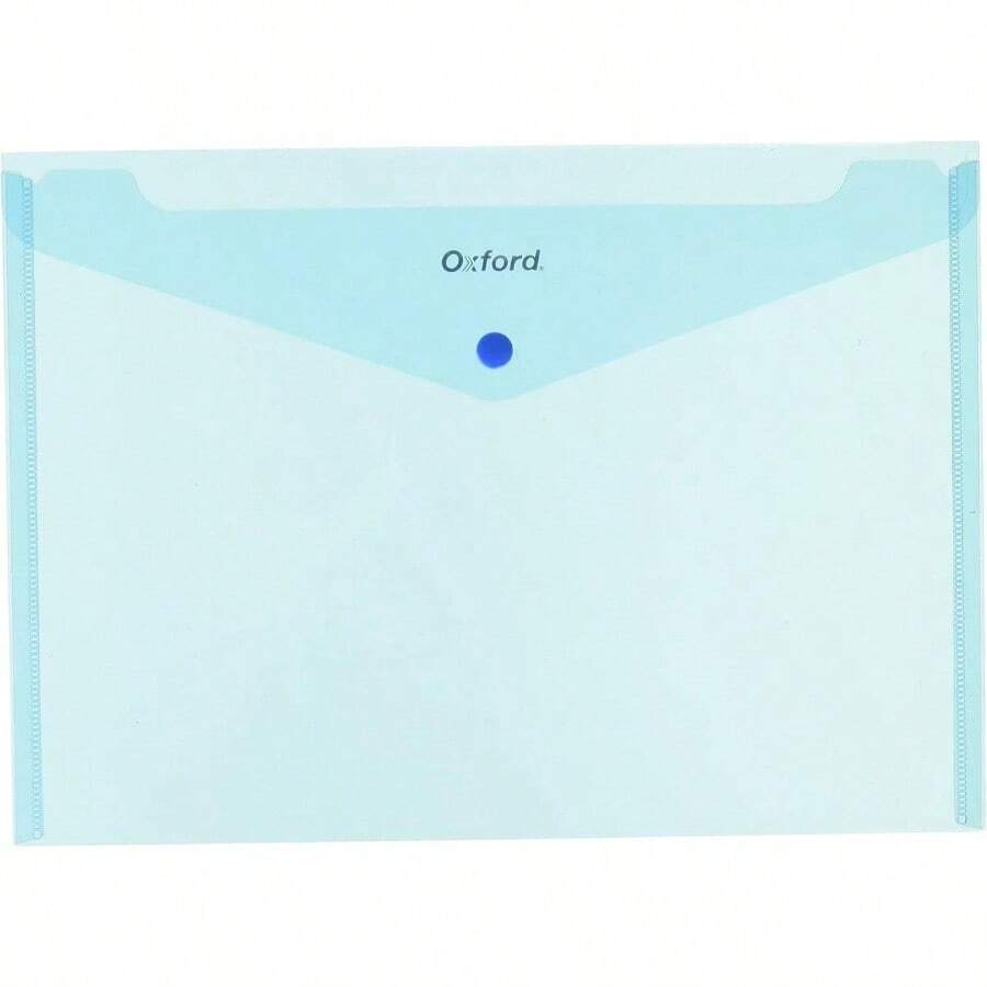 F412A Sobre Portadocumentos Horizontal Polipropileno con Broche de Presin, Tamao Carta, Color Azul - Azul - Ver 1