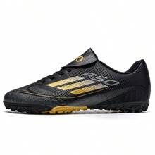 Men's Soccer Shoes, Women's Soccer Shoes, Low Cut Outdoor/Indoor Sports Shoes, Lightweight TF Soccer Training Boots - Black - View 9