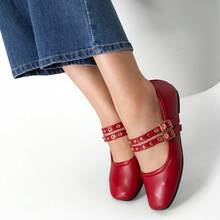WEIDE Women Flats - Red - View 2