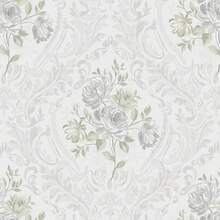 Ismoon Peel And Stick Wallpaper Vintage Floral Contact Paper Boho Watercolor Pink Damask Wallpaper Textured Removable Self Adhesive Vinyl Wall Paper For Bedroom, 17.3 In X 6.5 Ft - 深灰色 - 查看 13
