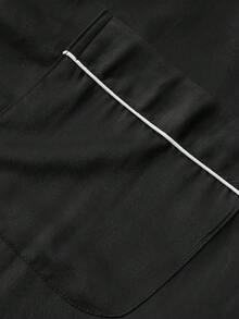 مجموعة ملابس علوية وشورت بأكمام قصيرة وفضفاضة للرجال كبار الحجم، ملابس منزلية للربيع والصيف، قطعتان