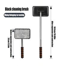 1pc Multi-Functional Car Rear View Mirror Extendable Windshield Wiper, Rain Scraper, Windshield Cleaning Brush - Multicolor - View 25