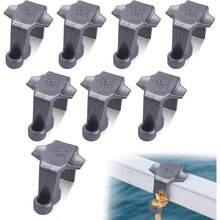 Boat Clips, Pontoon Boat Clips Square Rail, Quick Release HangersAdjustable Boat Bumper Docking Boat Docking - 8PCS - View 2