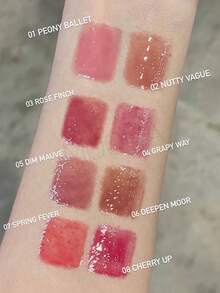 Rom&nd Romand Glasting Water Tint #03 Rose Sparrow, High Viscosity, Creates A Glossy, Hydrated Lip Makeup With A Crystalline Shine, Jelly-Like Texture, 6-Hour Moisturizing, Vegan Formula, Portable, Creates A Korean Glass-Like Lip Makeup, Shiny On Camera, Moisturizes Dry Lips, Korean Cosmetics, 4g/0.14oz - #03 ROSE FINCH - 查看 3