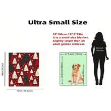 GEL HUT MUN 1 pièce Couverture en flanelle douce, cadeau de grand-mère - cadeau d'anniversaire idéal pour la jeune génération, design floral tropical, couverture confortable pour le canapé et le lit, toutes saisons, couverture d'automne, couverture en polaire, couverture et jeté, couverture moelleuse, literie, jeté de canapé, couverture de Noël vintage douce et confortable - motif d'arbre rouge et de flocon de neige en flanelle douce, convient pour la sieste, le camping, les voyages et la décoration d'intérieur