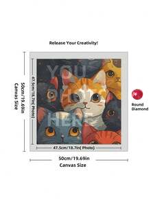 5D Custom Diamond Painting Kits, DIY Personalized Diamond Art Photo With Your Own Pictures, Customised Diamond Painting Kits Full Drill For Adults, Dog, Friends, Loves, Perfect For Room Decor.Custom Personalized 5D DIY Diamond Art Painting Kit, Custom Home Decor Diamond Art Painting, Unique Thanksgiving Valentine'S Day Gift - Multicolor - View 20