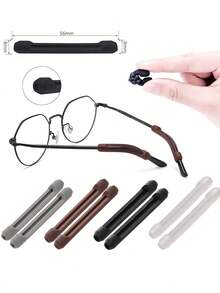 [26-Pairs Kit]Silicone Eyeglass Nose Pads & Ear Hooks, Anti-Slip Temple Tips For Glasses, Nose Bridge Comfort & Secure Fit, Eyewear Repair Accessories - ZH-53 - View 2