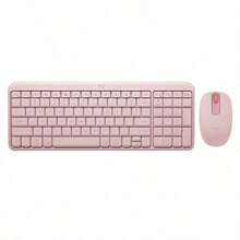 Logitech MK251+M196 人體工學無線鍵鼠 輕薄便攜 即插即用 適用於家庭辦公與行動學習場景 粉紅色 - 粉色 - 查看 7