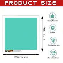 JOZYSH 1pc Large Size 30x40cm-11.8x15.7Inch/40x50cm-15.7x19.7Inch Frameless DIY 5D Round Diamond Painting, Virgin, Full Rhinestone Painting, Square Round Diamond Painting Kit, Handmade Home Office Wall Decoration Gifts