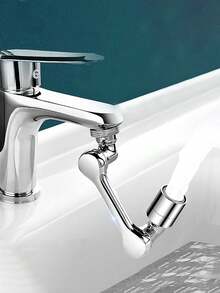 1PC Silver Robotic Arm Universal Faucet With Rotatable Water Outlet And Extended Spout Aerator,Kitchen,Tap Attachment - Multicolor - View 3