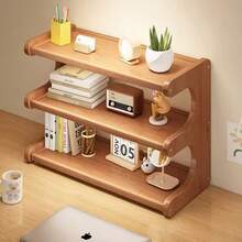 Multi-Functional Wooden Spice Rack, Kitchen Countertop Organizer, Living Room & Bedroom Storage Shelf