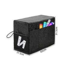 1pc Washable Lightweight Fabric Sewing Machine Dust Cover, Easy To Clean - Essential Sewing Accessory, Fits Standard Singer, Brother And Janome Machines - Multicolor - View 7