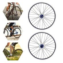 YUNRUX 27.5-Inch Mountain Bike Wheelset Front Rear Blue Aluminum Alloy Rim Disc Brake - A - 查看 10