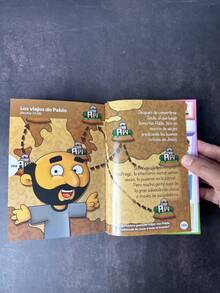 Biblia para todos los niños tapa dura acolchada azul edición infantil ilustrada religión cristiana textos adaptados resistente lectores jóvenes regalo educativo - Libro único - Ver 3