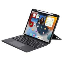 DUX DUCIS 1 DUCIS Tastiera nera compatibile con iPad, Galaxy Tab, XM Pad, con custodia protettiva, design a due parti versatile con 4 posizioni di supporto, facile da usare e da connettere con risposta rapida (Nota: Stiamo per aggiornare l'imballaggio, quindi potrebbero esserci una combinazione di nuovi e vecchi pacchetti)