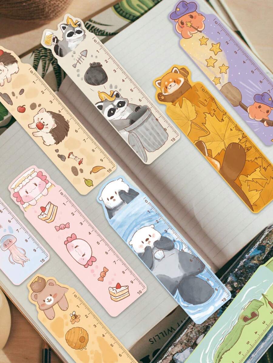 Bộ 30 miếng đánh dấu trang giấy hình động vật hoạt hình dễ thương, tự làm đánh dấu trang sách cho học sinh, sinh viên, thư viện, văn phòng, tạp chí - Nhiều màu - Xem 1