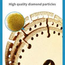 1pc Metal Cutting Disc With Diamond, 100*20mm Cutting Steel Metal Marble Iron Aluminum, Concrete Cutting Disc, Metal-Cutting Disc Iron, Steel Bar, Aluminum - Yellow - View 3