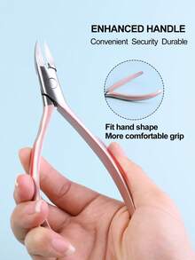 YUANDU 1pc Stainless Steel Nail Clipper, High Quality Nail Trimmer, Cuticle Nipper, Foot Nail Scissors, Manicure Tool For Women - Multicolor - View 9