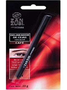 ZAN ZUSI Delineador de cejas retráctil, Punta delgada que te permite tener una ceja perfecta, tono café, Contenido de 23g - 1 - Ver 1