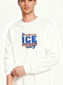Frozen-Kristoff-&-Sven's-Ice-Harvesting-And-Delivery Long-Sleeve Sweatshirt - 白色 - 查看 3