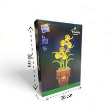 Buildable Flowers With Pots. - Multicolor - View 3