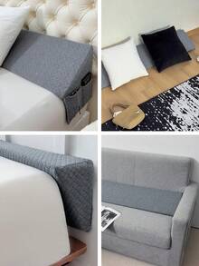 Bed Wedge Pillow - Bed Gap Filler Mattress Wedge Headboard Pillow Close The Gap 0-7" Between Your Headboard And Mattress Or Wall For Sleeping Backrest Pillow