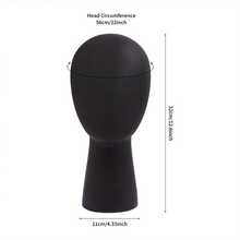 YUNRUX Hat And Wig Stand, Imitation Head Stand, Mannequin Head Stand - A - 查看 2