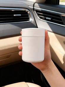 [Grande Nebbia e Ultra-Silenzioso] 1 Pezzo Mini Umidificatore d'Aria per Auto - 180ml per Auto/Scrivania, Diffusore di Oli Essenziali, Alimentato USB. Disponibile in Nero e Bianco con Design Minimalista. Fornisce Idratazione Continua, Adatto per Auto, Ufficio, Camera da Letto, Stanza delle Piante e Decorazione della Casa. Un Piccolo Regalo per Aumentare la Felicità. - Bianco e nero - Visualizzare 8
