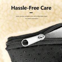 1pc Plush Self-Heating Warm Hamster/Rabbit Sleeping Mat, Soft Cushion Pad, Removable & Washable, Suitable For Small Pets/Cats In Autumn/Winter - Multicolor - View 7