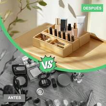 Organizador De Cubiertos Para Cajon De Bamb - Set De 3 Cajas Multifuncionales Ajustables, Para Capsulas De Caf - Porta Cubiertos De Cocina, Organizador De Lujo - 3 piezas - Ver 6
